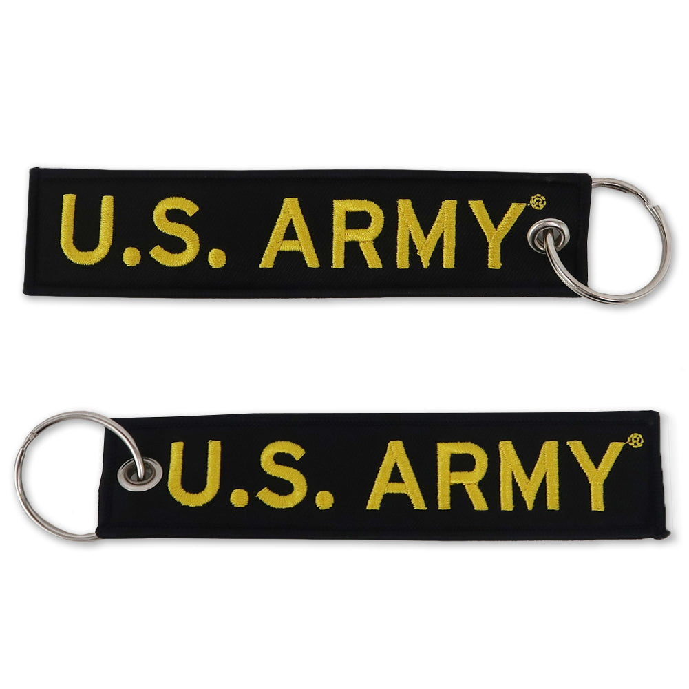 U.S. Army Ribbon Keychain (black)
