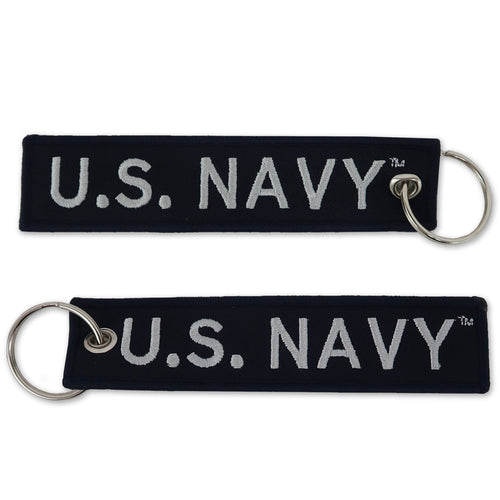 U.S. Navy Ribbon Keychain (Navy)