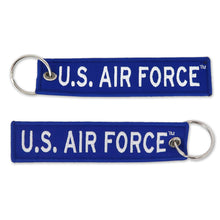 Load image into Gallery viewer, U.S. Air Force Ribbon Keychain (Royal)