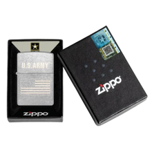 Load image into Gallery viewer, Army US Flag Street Chrome Laser Engraved Zippo