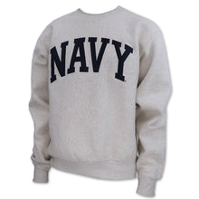 Load image into Gallery viewer, Navy Proweave Tackle Twill Crewneck (Oatmeal)