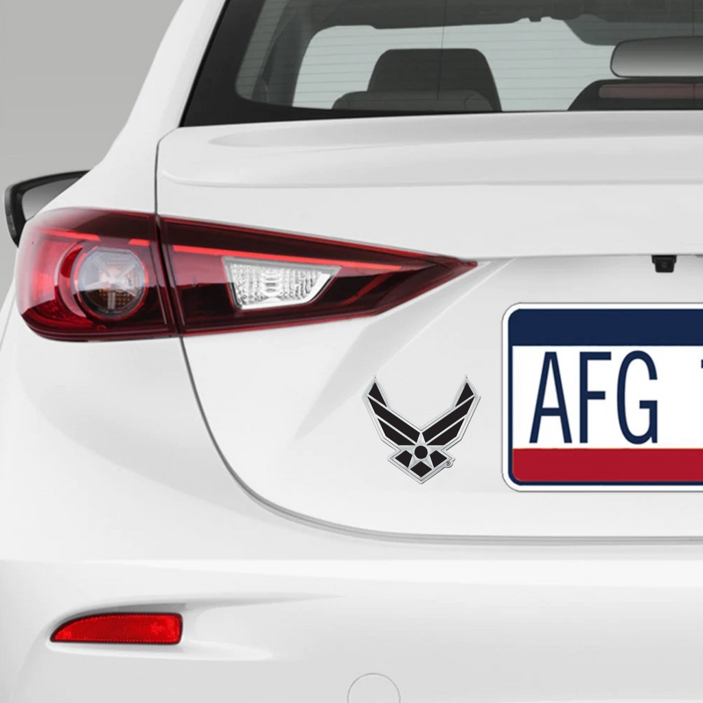 Air Force Wings Chrome Emblem