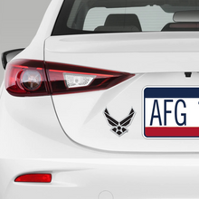 Load image into Gallery viewer, Air Force Wings Chrome Emblem