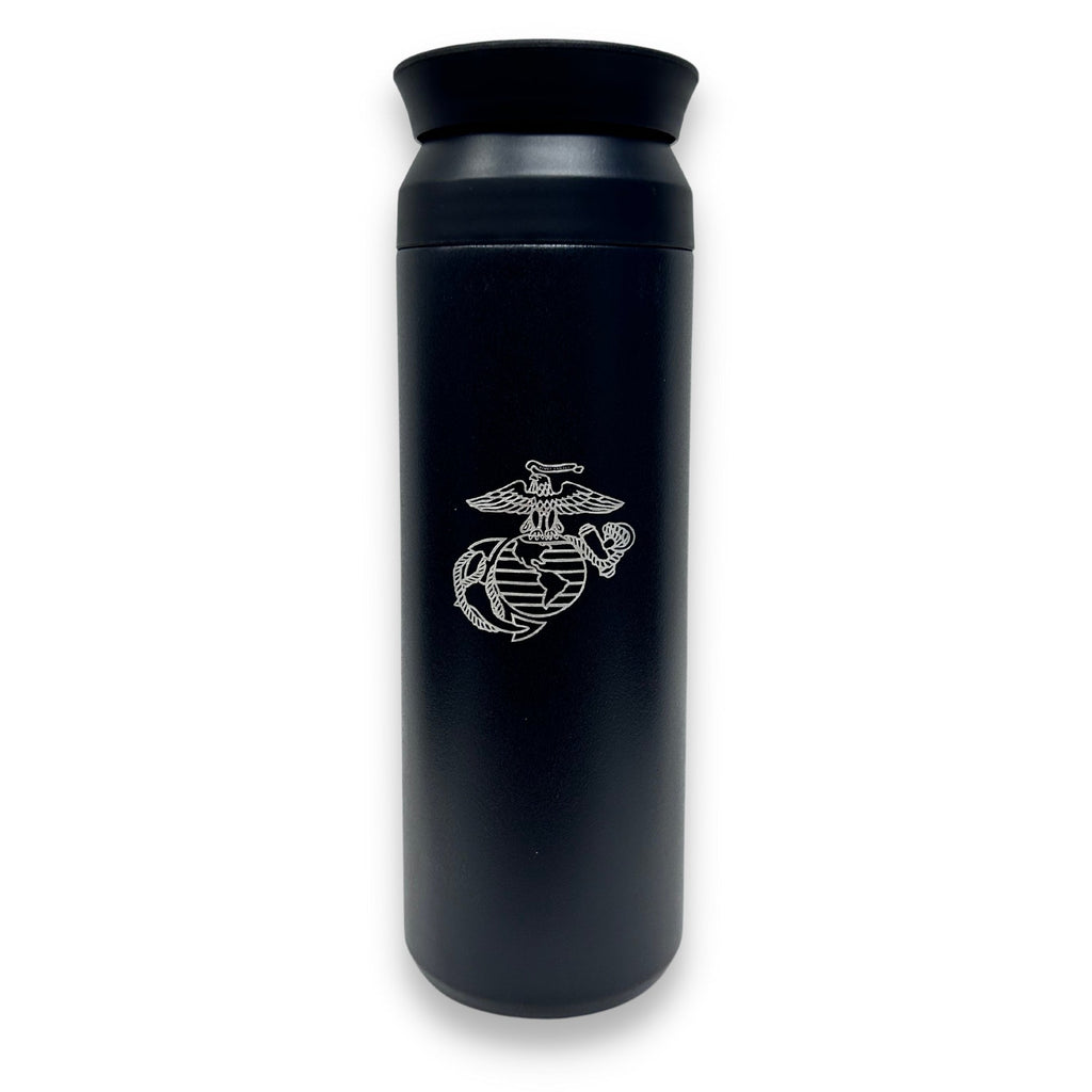 24 oz Stainless Steel Marine Corps Water Bottle - Vacuum Insulated