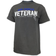 Load image into Gallery viewer, Air Force Vet Defender T-Shirt (Charcoal)