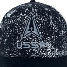 Load image into Gallery viewer, USSF Logo Galaxy Star Hat (Black)