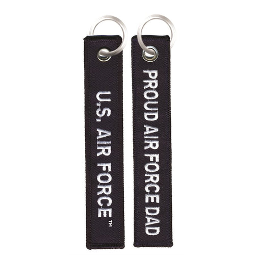 Proud Air Force Dad Key Chain