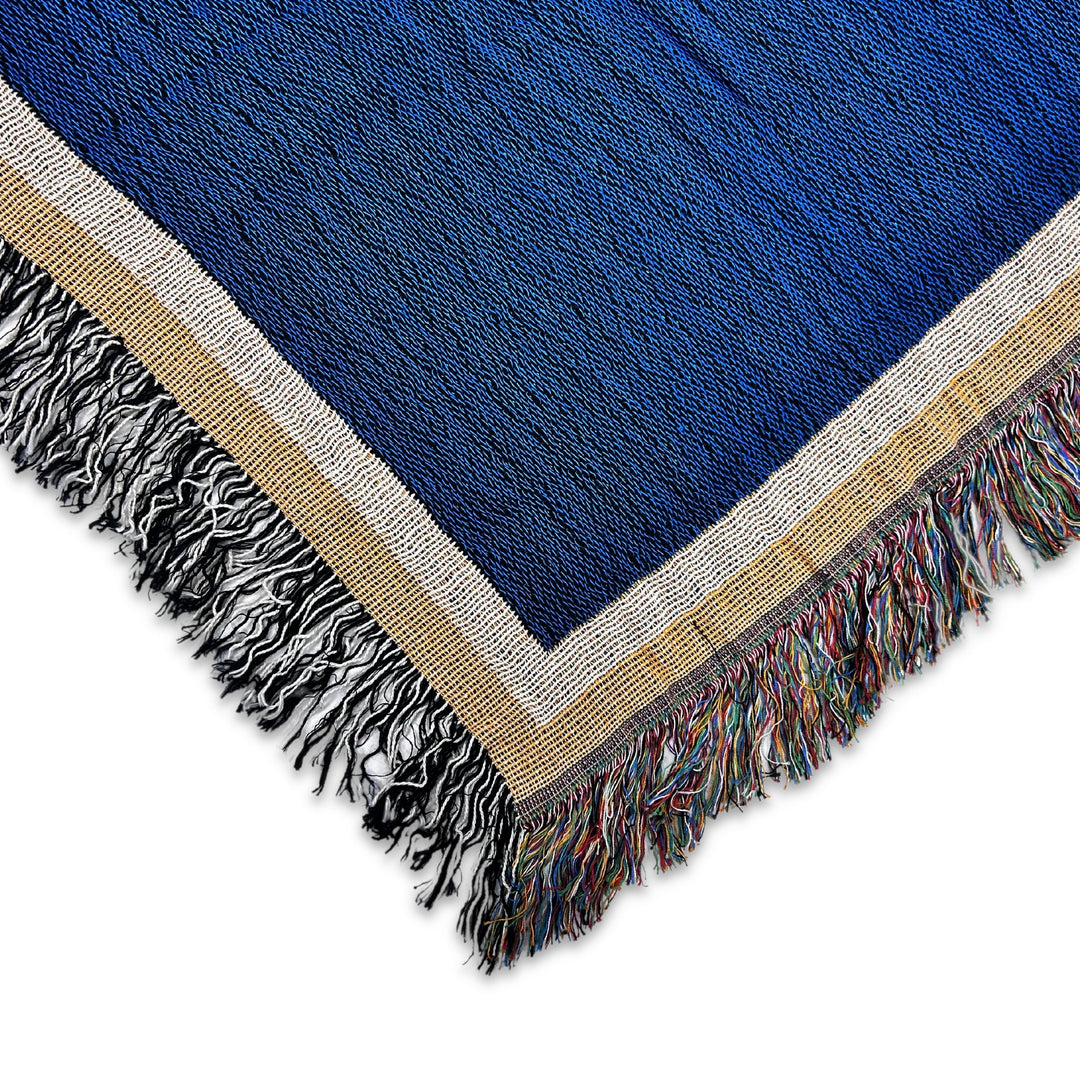 Navy Knit Blanket (Navy)