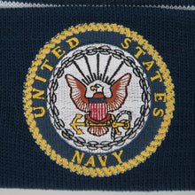 Load image into Gallery viewer, Navy Pom Pom Knit Beanie