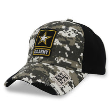 Load image into Gallery viewer, Army Star Distressed Camo Front Hat