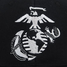 Load image into Gallery viewer, Marines EGA Marines Brim Hat (Black)
