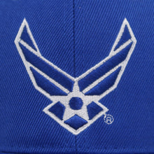 Load image into Gallery viewer, Air Force Wings Air Force Brim Hat (Royal)