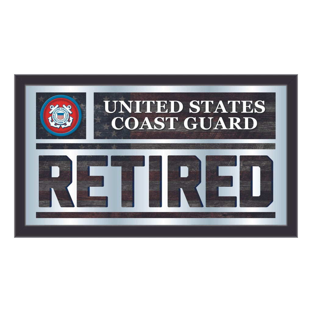 United States Coast Guard Retired Wall Mirror