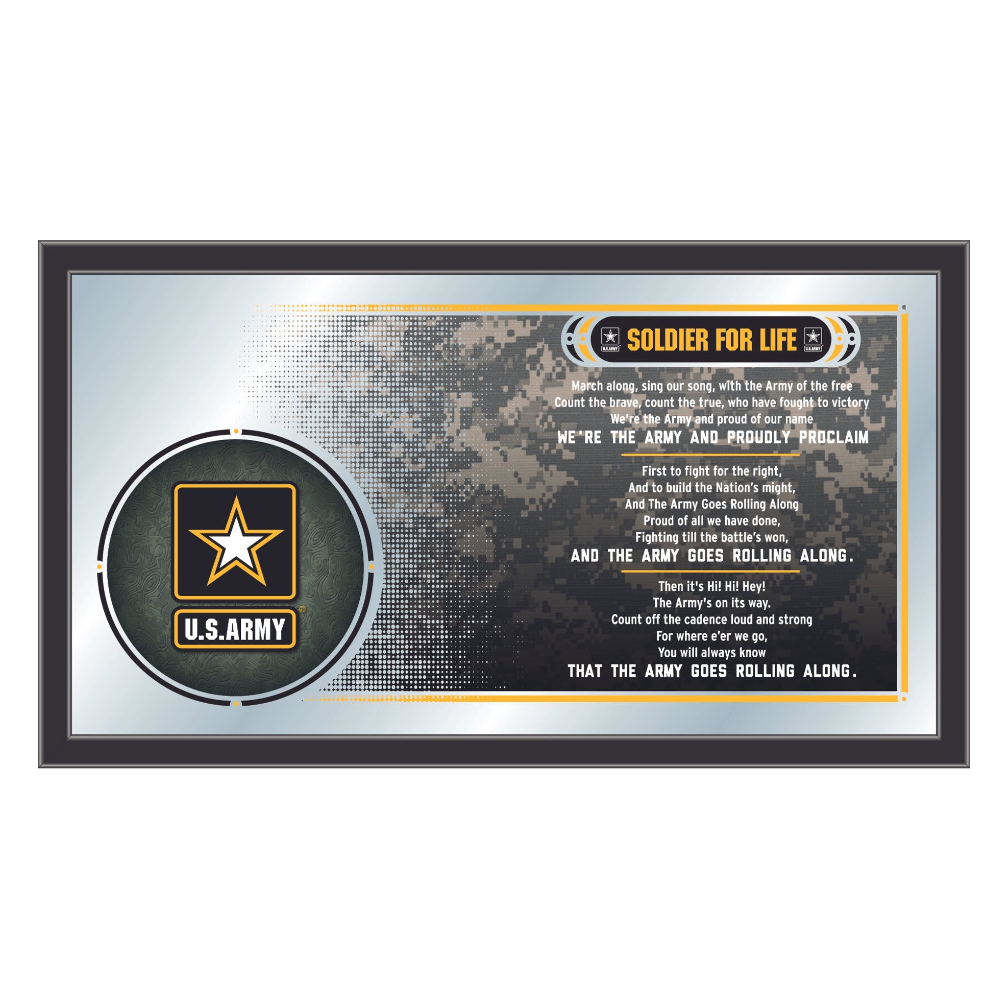 United States Army Hymn Wall Mirror