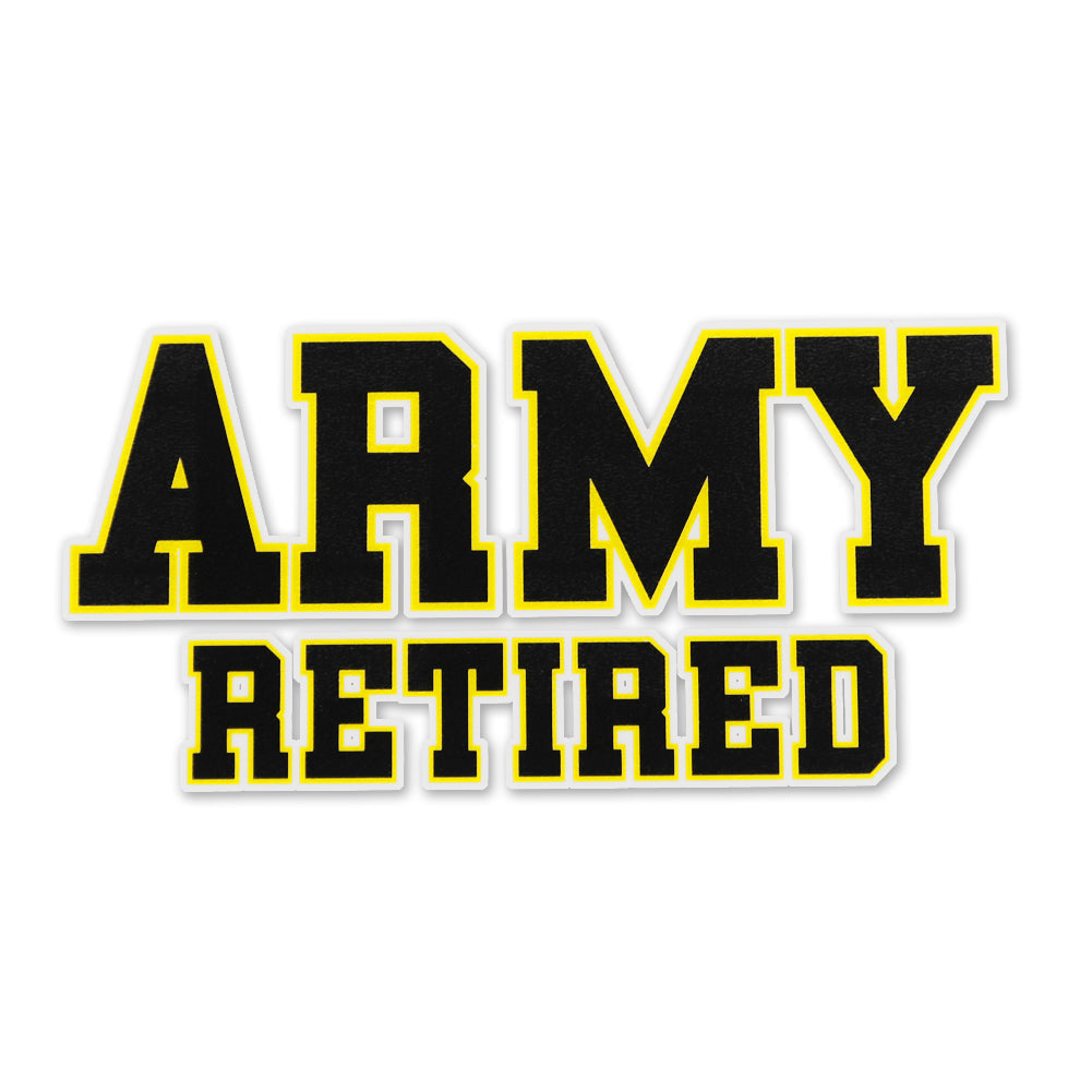 Army Retired Decal