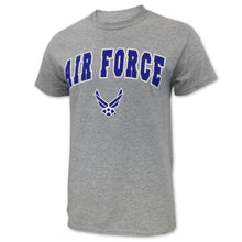 Load image into Gallery viewer, Air Force Arch Wings T-Shirt (Grey)