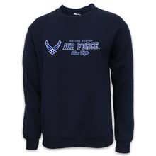 Load image into Gallery viewer, United States Air Force Aim High Logo Crewneck