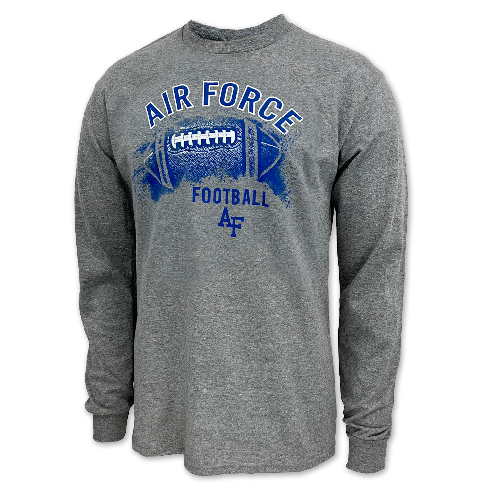 Air Force Falcons Football Long Sleeve T-Shirt (Graphite)