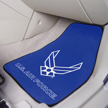 Load image into Gallery viewer, U.S. Air Force 2-pc Carpet Car Mat Set