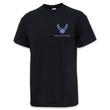 Load image into Gallery viewer, Air Force Wings Left Chest Logo T-Shirt