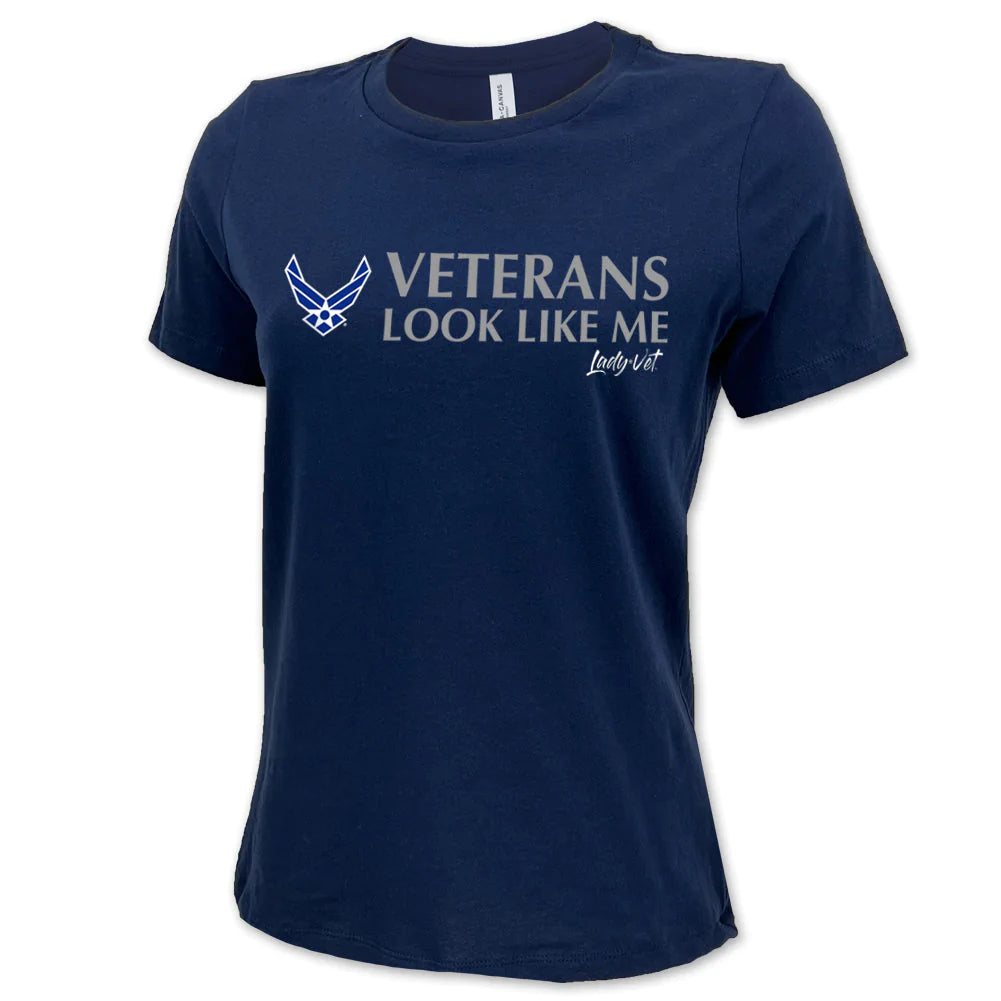 Air Force Vet Looks Like Me Ladies T-Shirt