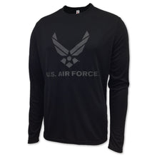Load image into Gallery viewer, Air Force Longsleeve Performance T (Black)