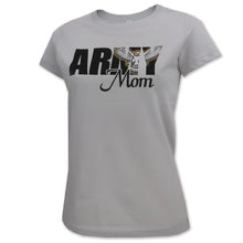 Load image into Gallery viewer, Army Ladies Eagle Mom T-Shirt (Silver)