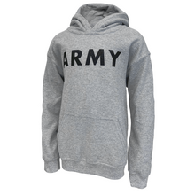 Load image into Gallery viewer, Army Youth Logo Core Hood (Grey)