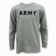 Load image into Gallery viewer, Army Youth Logo Core Long Sleeve T-Shirt (Grey)