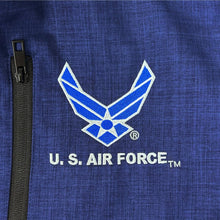 Load image into Gallery viewer, Air Force Wings Adult Softshell Jacket (Navy)