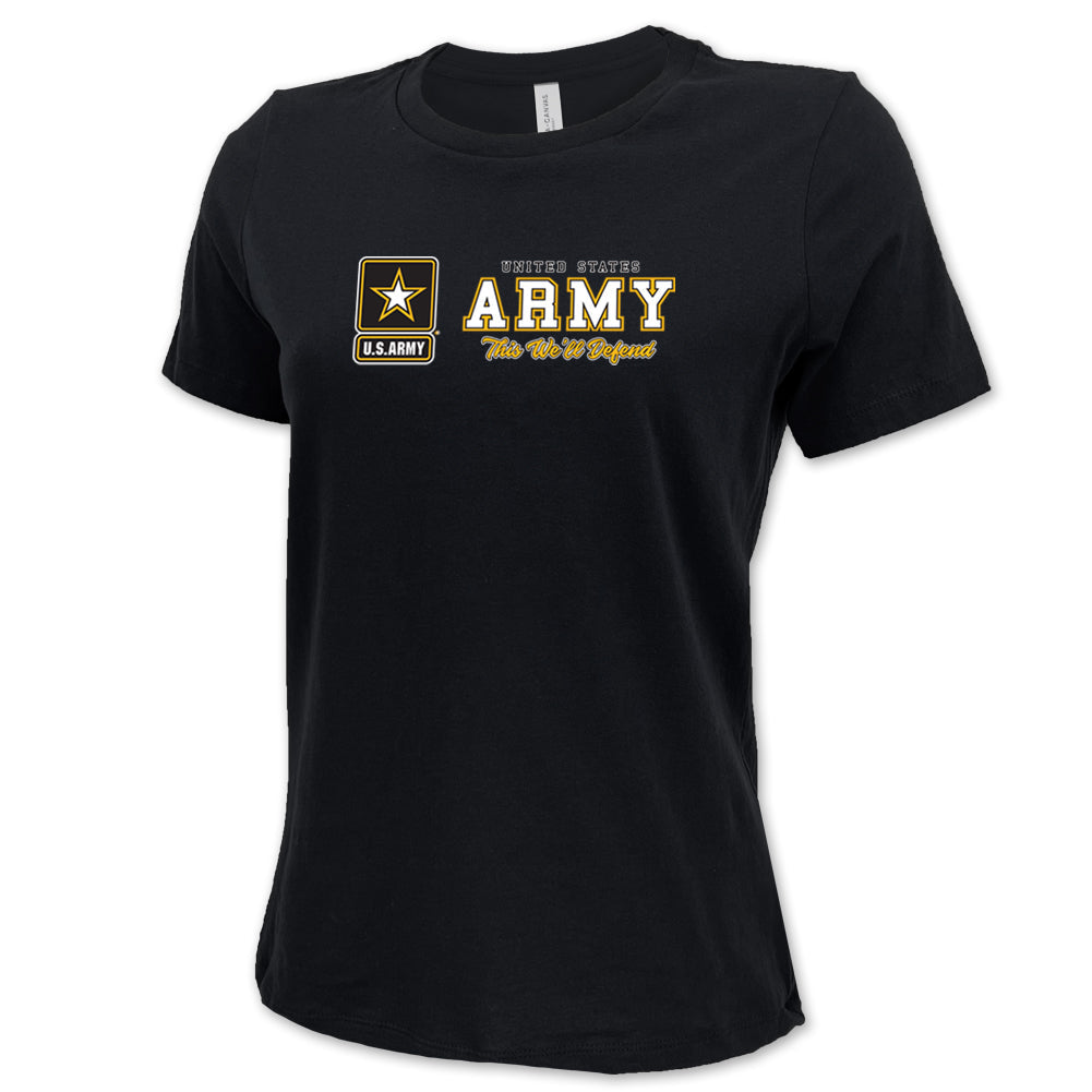 Army Ladies This We'll Defend T-Shirt
