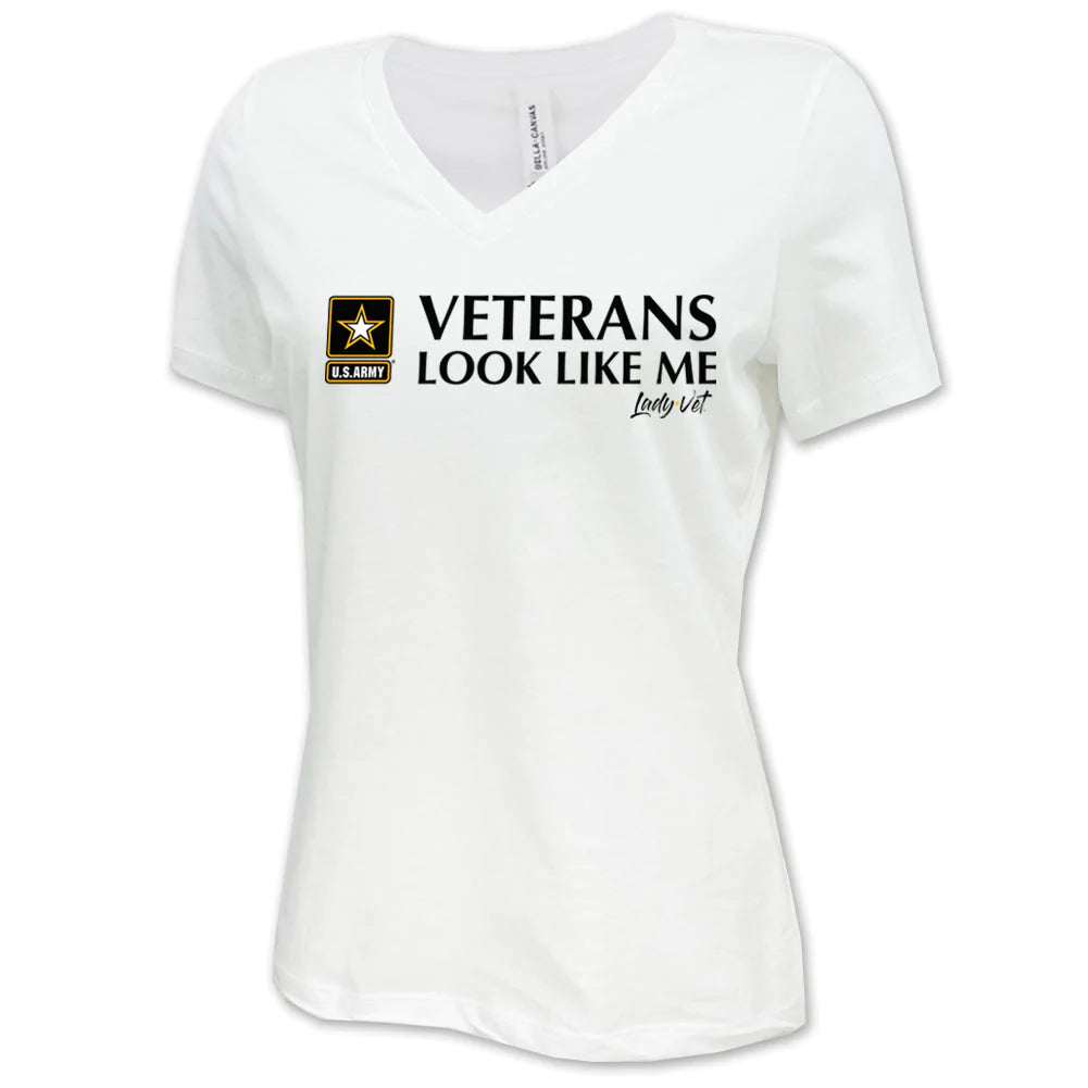 Army Vet Looks Like Me V-Neck T-Shirt