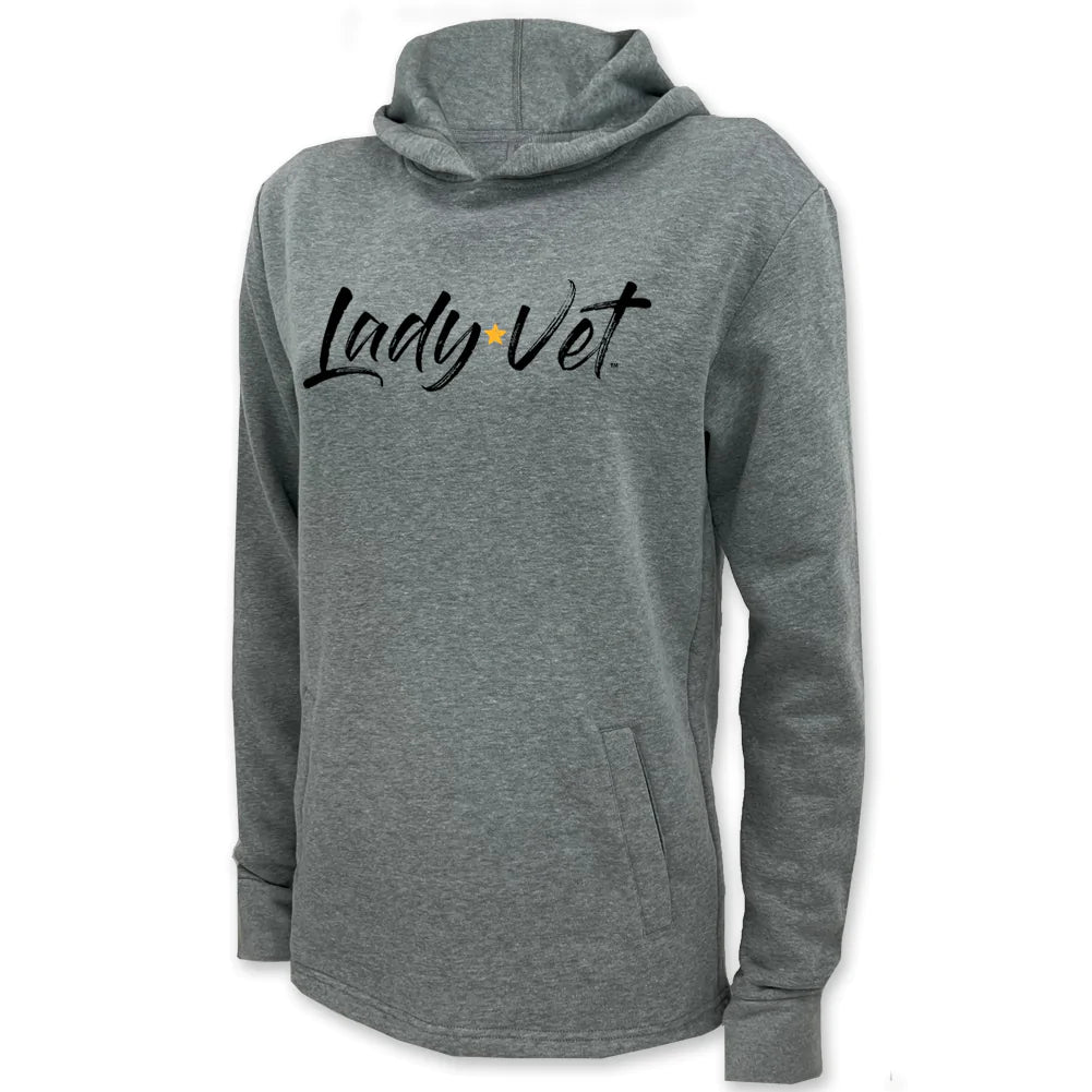 Army Lady Vet Logo Unisex Hood