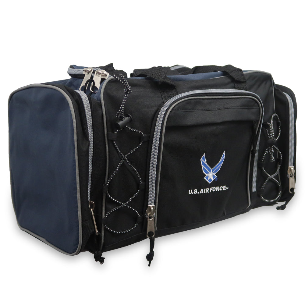 Air Force Wings Action Duffel Bag (Navy/Black) – Armed Forces Gear