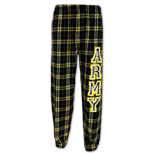 Load image into Gallery viewer, Army 2C Flannel Pants (Black/Gold)