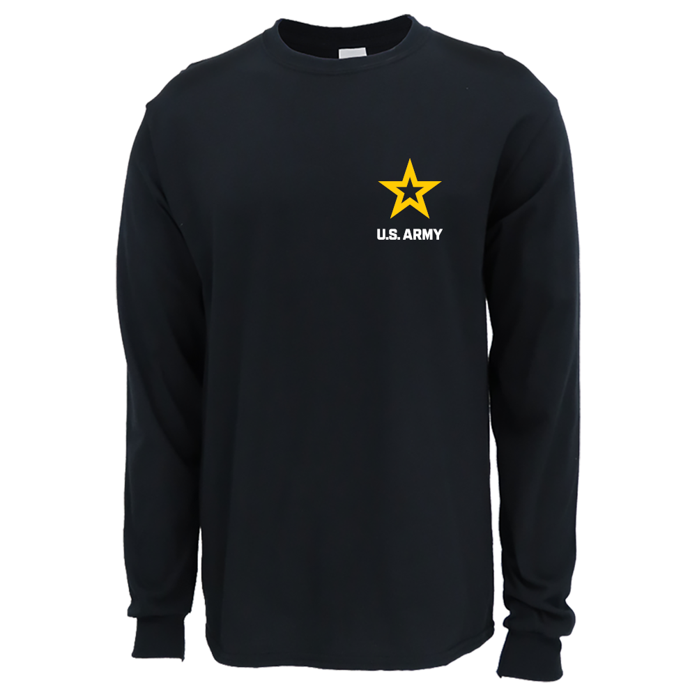 Army Star Left Chest Long Sleeve