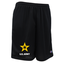 Load image into Gallery viewer, Army Star Champion Mesh Short