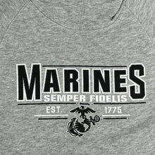 Load image into Gallery viewer, Marines Ladies Champion Semper Fi University Fleece Hood (Grey)