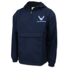 Load image into Gallery viewer, Air Force Wings Champion Packable Jacket (Navy)