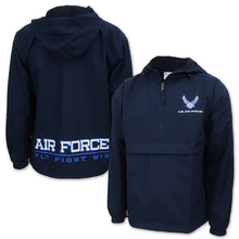 Load image into Gallery viewer, Air Force Wings Champion Packable Jacket (Navy)