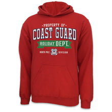 Load image into Gallery viewer, Coast Guard Holiday Department Hood (Red)