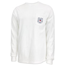 Load image into Gallery viewer, Coast Guard Seal Logo Long Sleeve Pocket T-Shirt