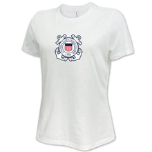 Load image into Gallery viewer, Coast Guard Ladies Seal Logo T-Shirt
