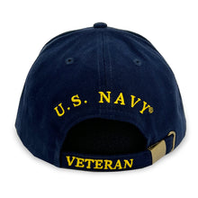 Load image into Gallery viewer, Navy Veteran Wreath Hat (Navy)