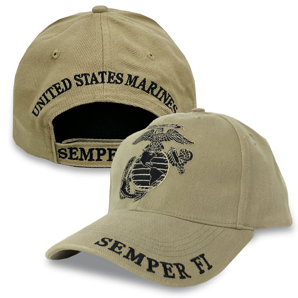 USMC Semper Fi Hat (Tan)