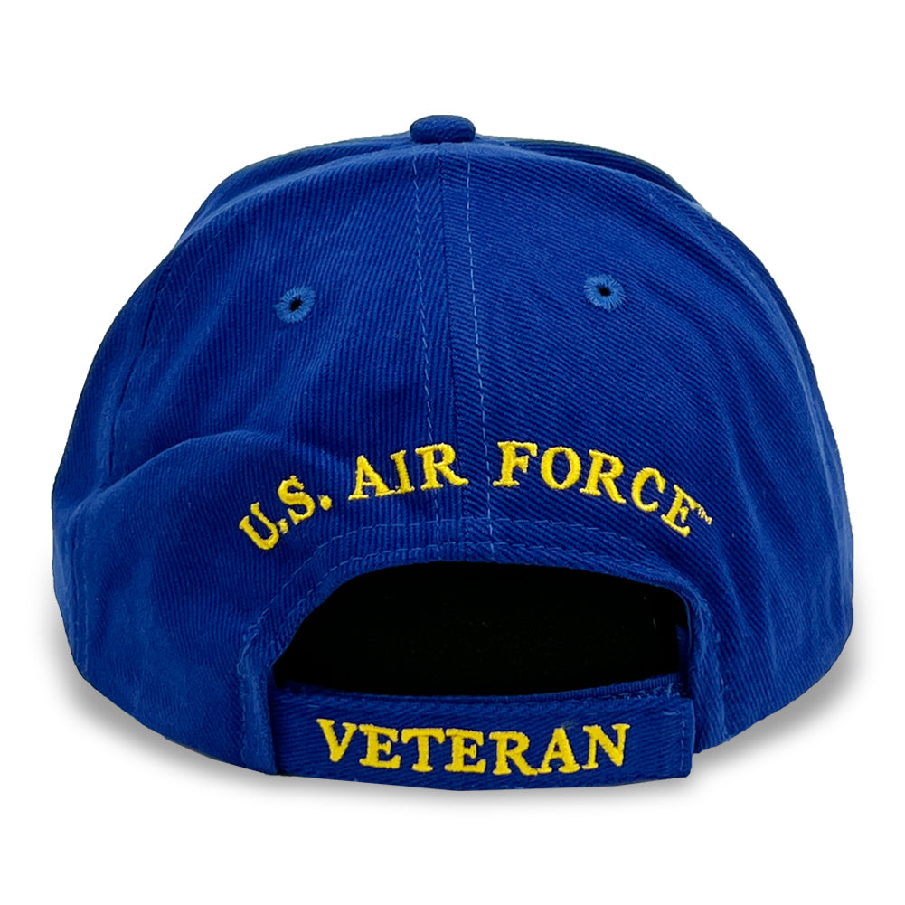 Air Force Veteran Wreath Hat Royal
