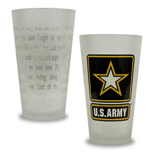 Load image into Gallery viewer, Army 16oz Frosted Mixing Glass