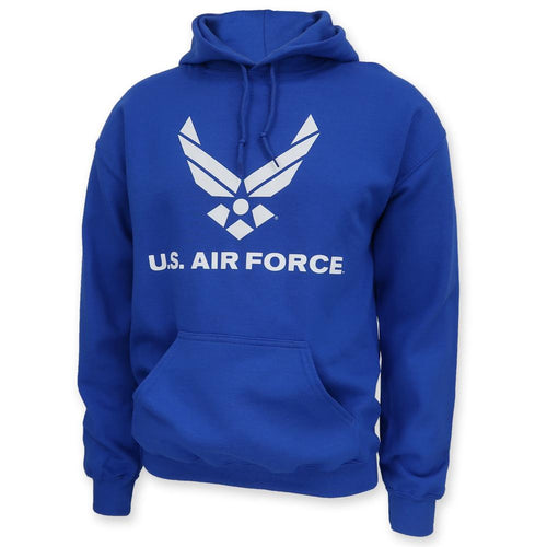 Air Force Wings Logo Hood (Royal)