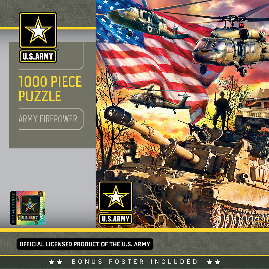 Army Firepower 1000 Pc Puzzle