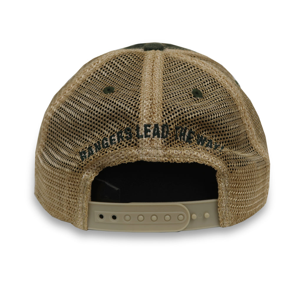 Army Ranger Tab Trucker Hat Olive